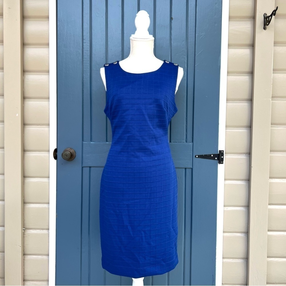 Tommy Hilfiger Sleeveless Dress Size 10 royal blue